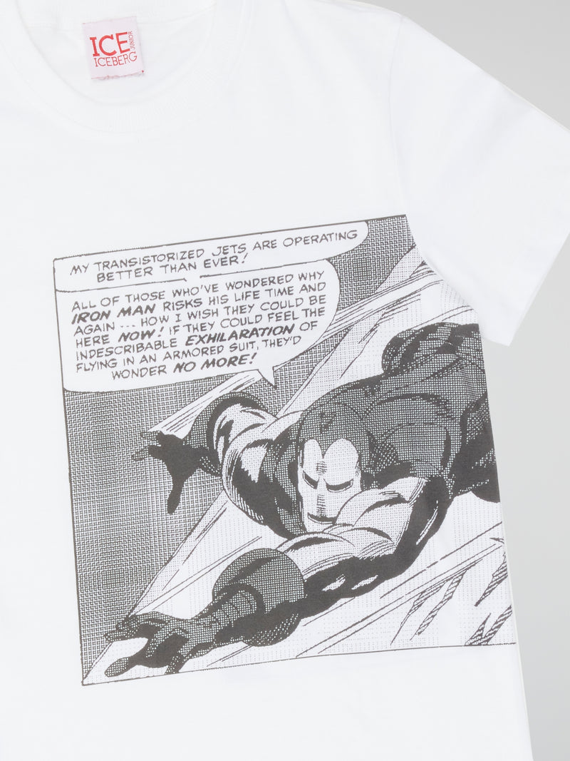 Iron Man Graphic Comic Tee