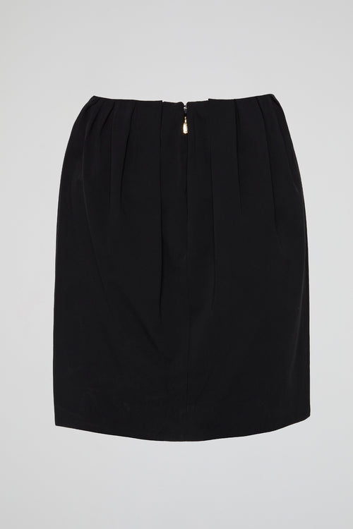 Black Pleated Skirt