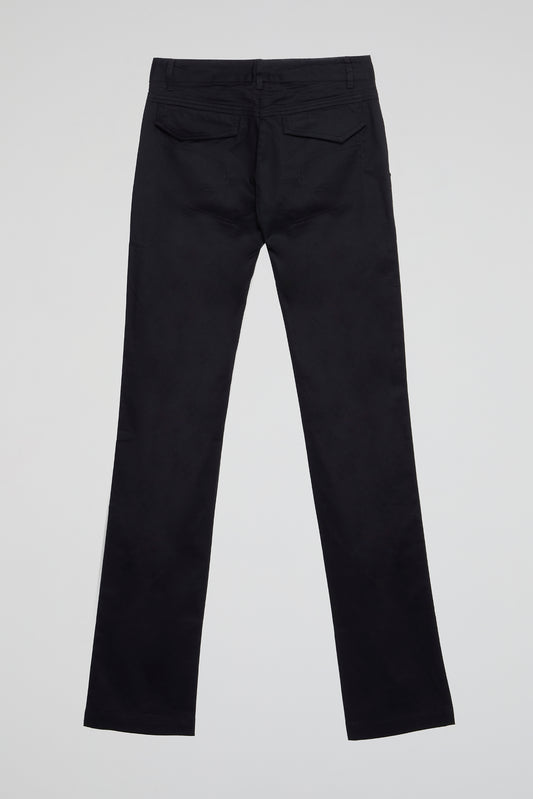 Midnight Black Tailored Bootcut Pants