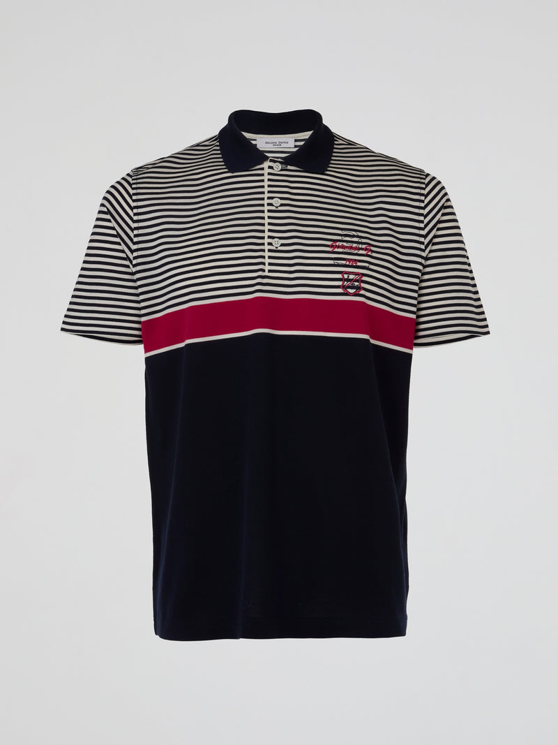 Heritage Stripe Crest Polo