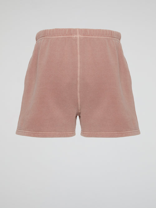 Pink Garment Dye Shorts