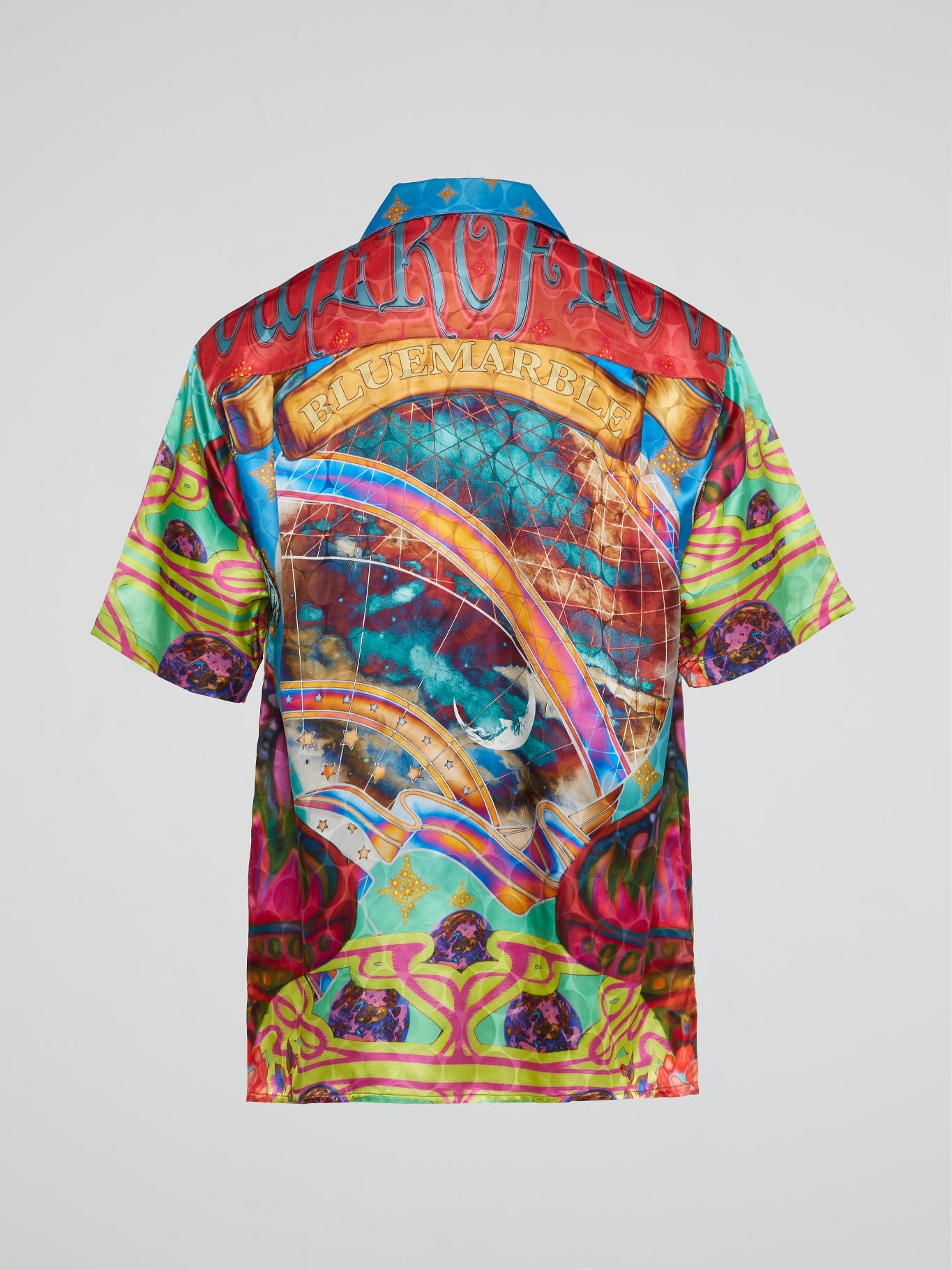 Trippy Short Sleeve Silk Shirt