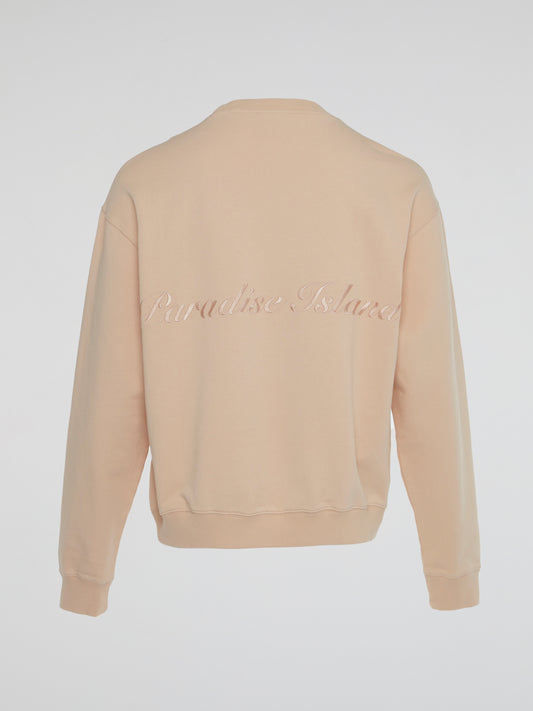 Beige Crewneck Sweatshirt