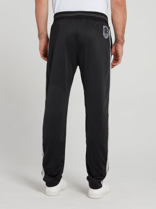 Black Casual Track Pants