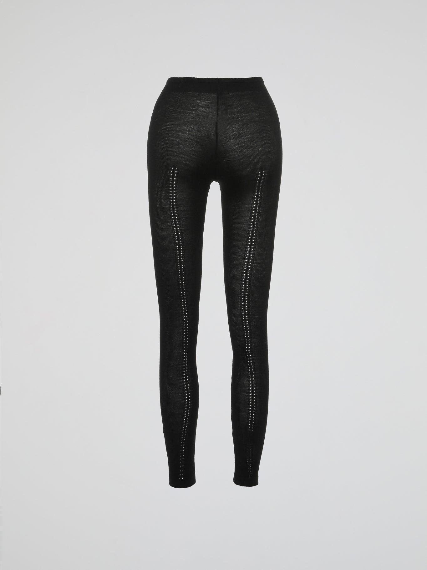 Introducing the epitome of luxurious comfort - the Black Knitted Leggings by Roberto Cavalli. Crafted with meticulous attention to detail, these leggings blend fashion-forward style with unmatched coziness. Perfect for lounging at home or turning heads on the street, these leggings are a versatile addition to your wardrobe that you won't be able to resist slipping into.