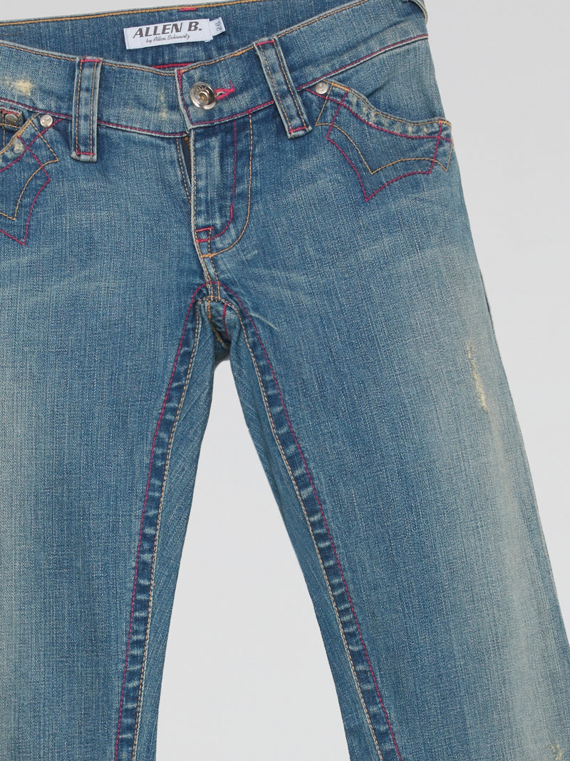 Vintage Y2K Stitch Flare Jeans