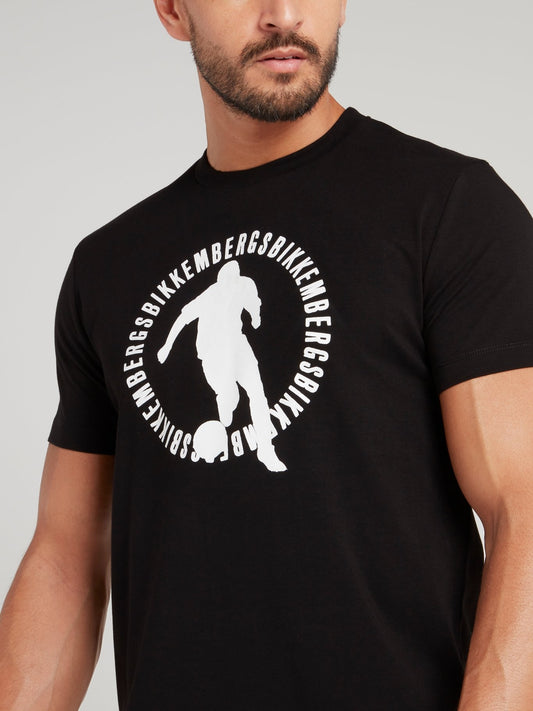 Black Sport Logo T-Shirt