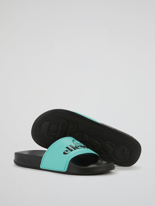 Filippo Turquoise Panel Logo Slides