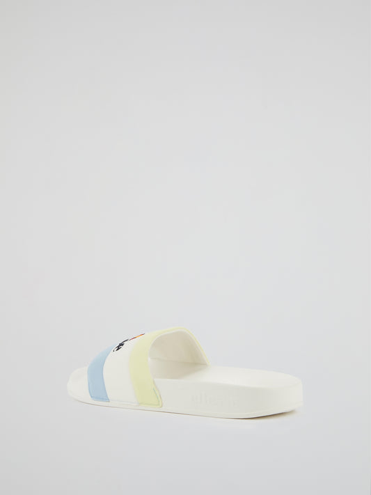 Borgaro Pastel Striped Slides