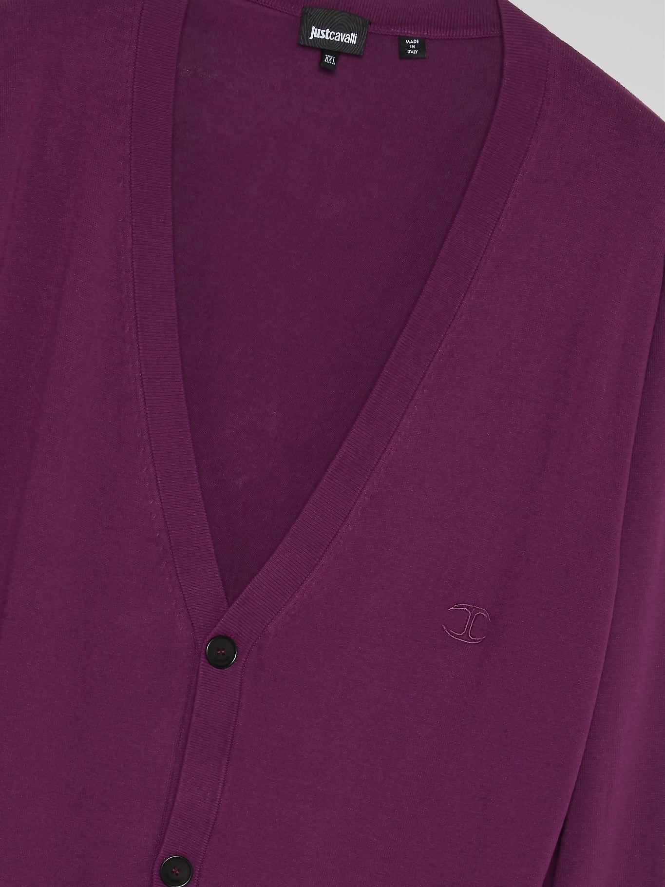 Purple Button Up Cardigan